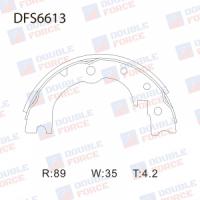 Тормозные колодки DOUBLE FORCE DFS6613 (барабан ручного тормоза)